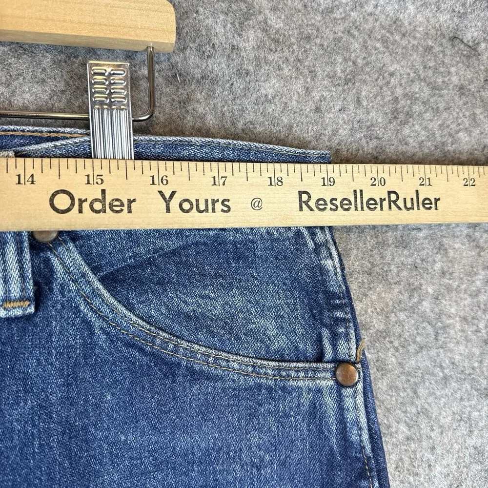 Vintage Wrangler Jeans Mens 38x37 Blue 13MWZ Cowboy Cut Western Rodeo